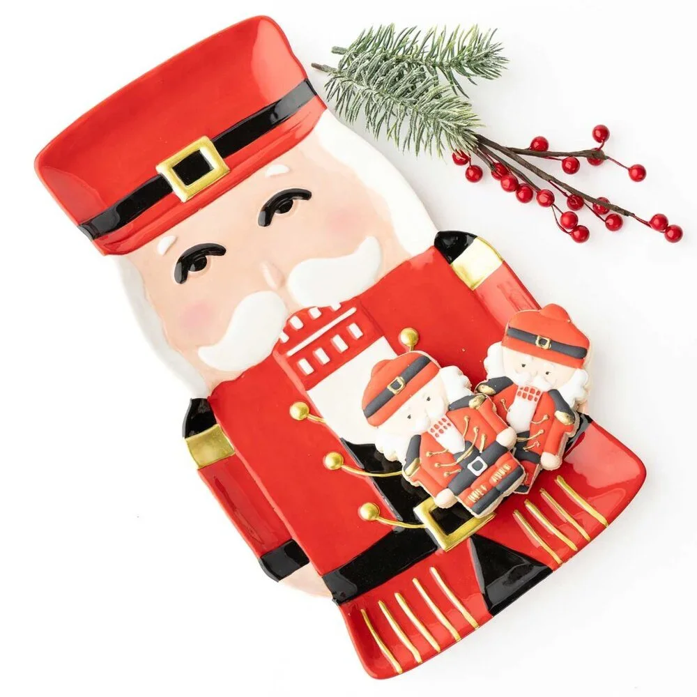 Red Nutcracker Platter - Picture 2 of 4